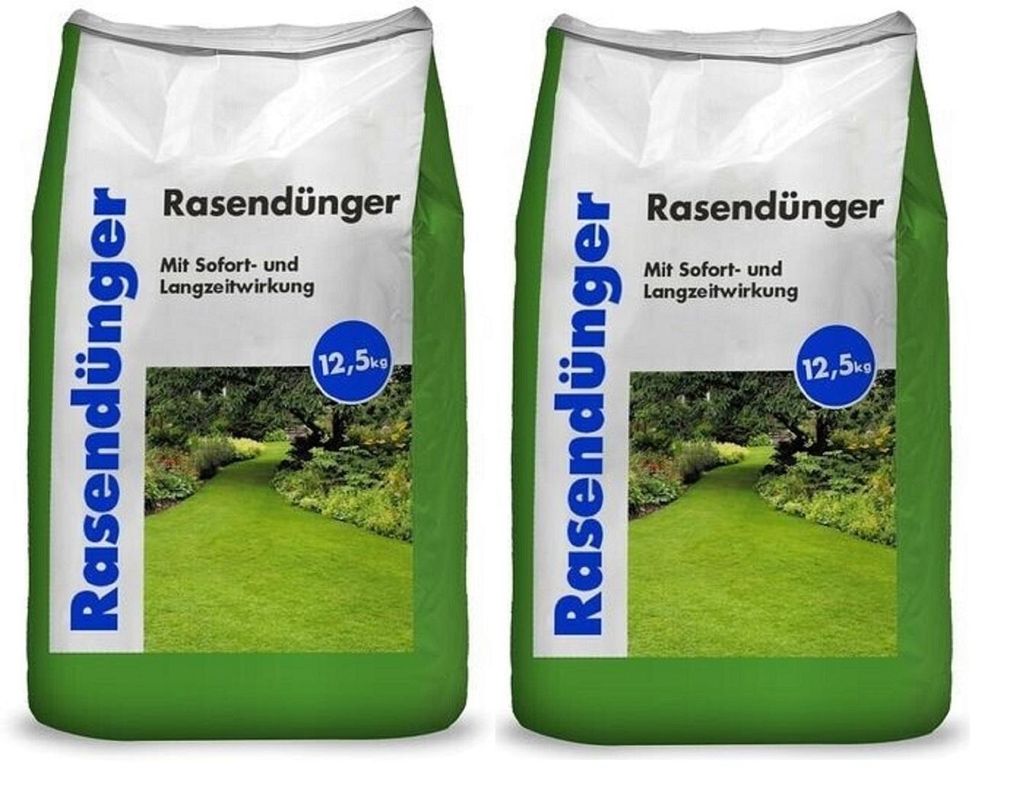 Hamann Mercatus Rasendünger NPK 21-5-5 2 x 12,5 kg