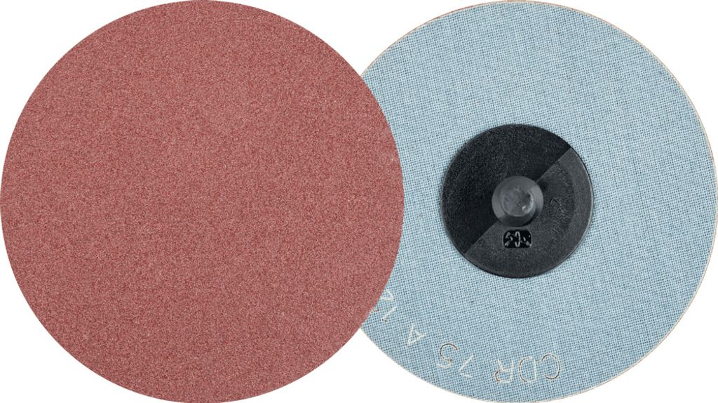 PFERD TOOLS COMBIDISC Korund Schleifblatt CDR Ø 75 mm A120 PLUS für robuste Anwendung