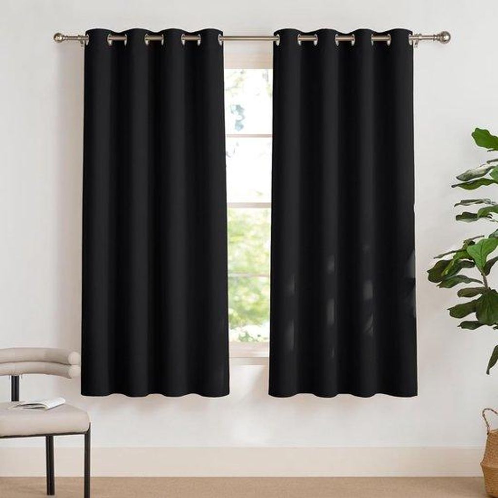 Schattige Obergardinen - Set von 2 - 140x175 cm - Polyester