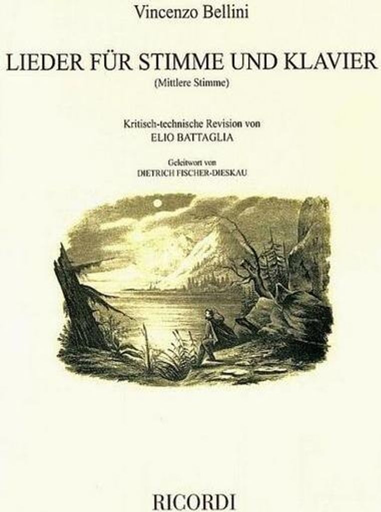 Bellini, V: Lieder für Singstimme und Klavier