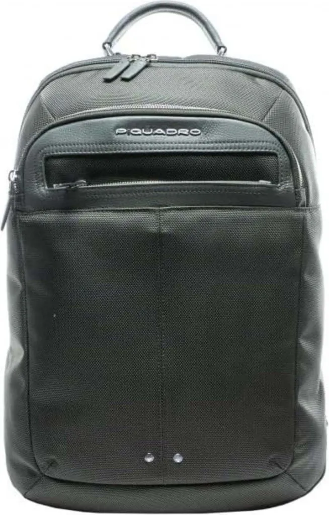 Sac à dos ergonomique Piquadro cuir vert contre le mal de dos