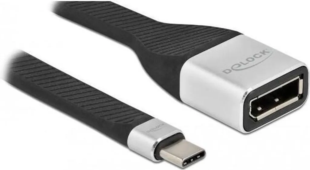 Câble DisplayPort 4K DeLOCK 14cm - Finissez-en avec les câbles trop longs
