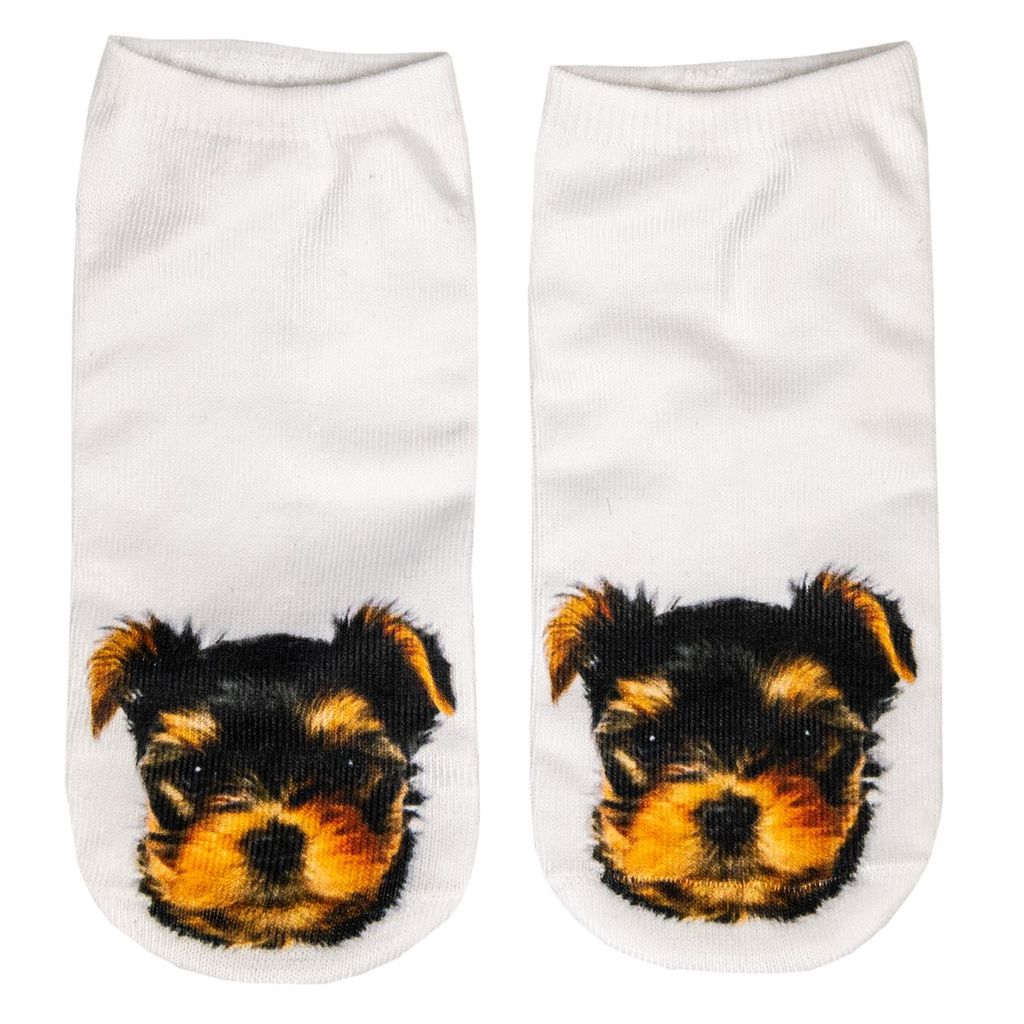 cosey – 1 Paar Sneaker Socken – Hunde Design Süßer Terrirer – Einheits-Größe 33-40