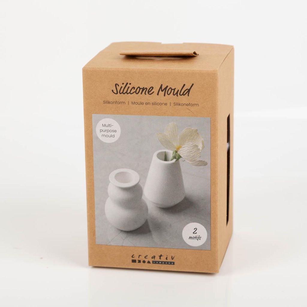 Creativ Company Silikon Gießform Vase und Kerzenhalter matt Produktbild 