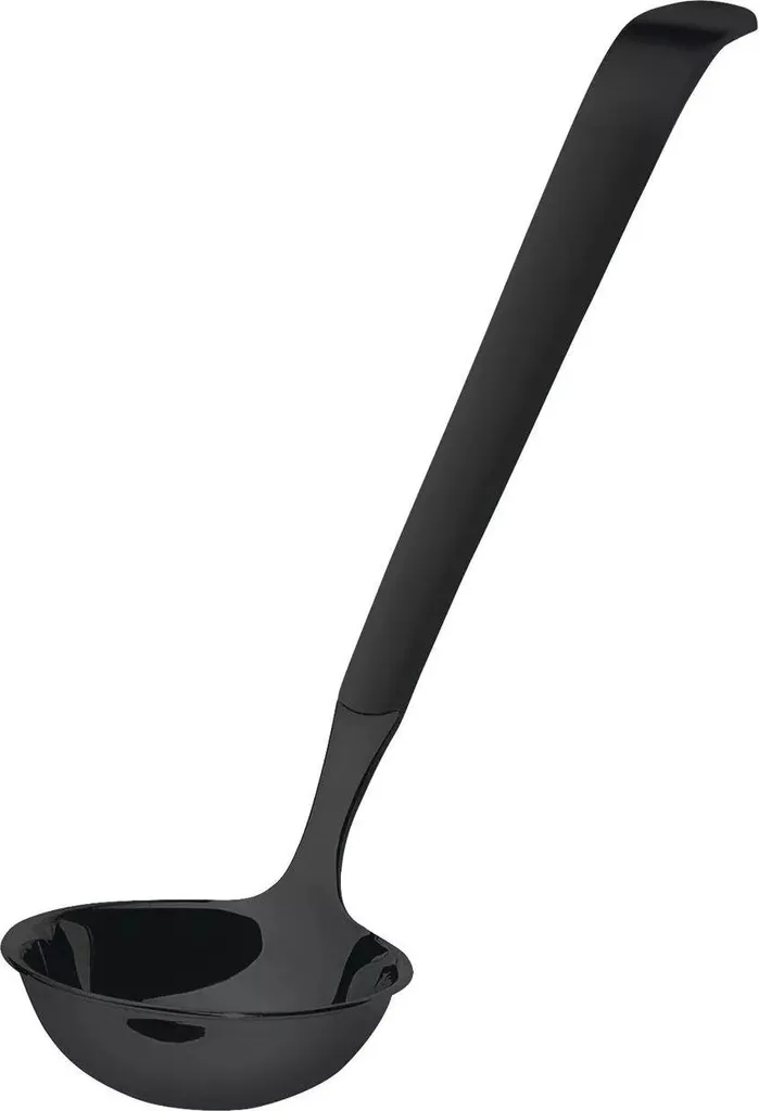 Mestolo per zuppa Gastro 26 cm Nero | Professionale e Antigraffio