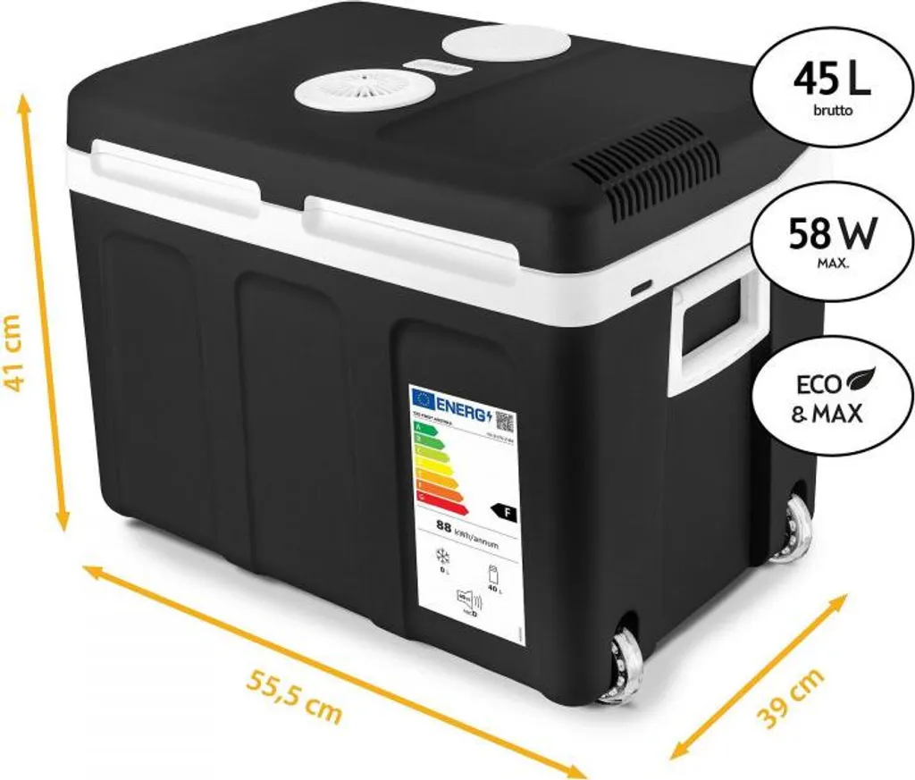 Glacière Électrique Portable Haute Performance 45L avec Double Prise - 4