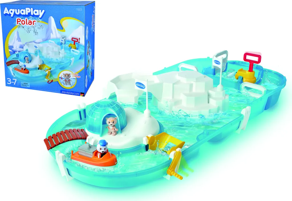 AquaPlay Polar Circuit d'Eau Anti-Fuite pour Éveil Ludique et Frais