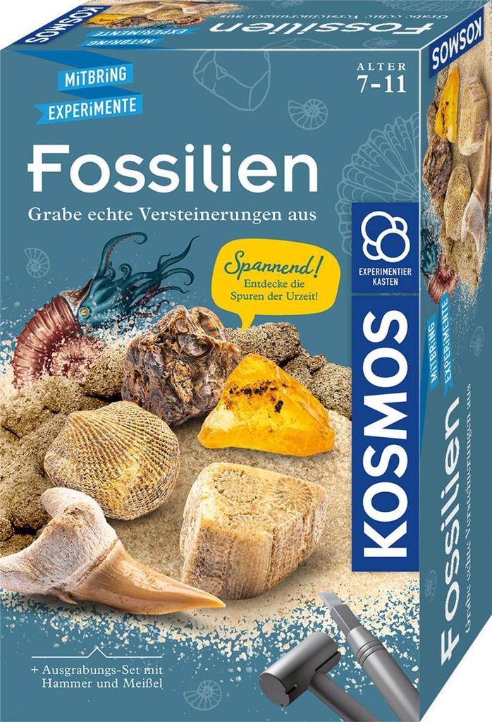 KOSMOS Mini-Ausgrabungsset Mineralien & Fossilien 