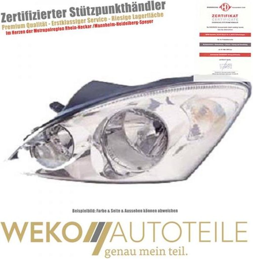 Diederichs Scheinwerfer li. Ceed, 06-09