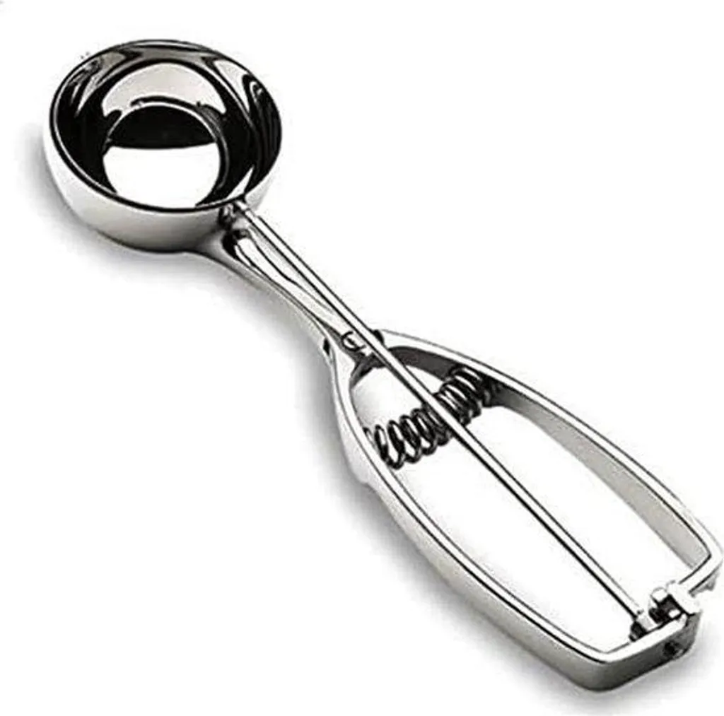 Grattoir à glace en acier inoxydable de 48 mm pour desserts glacés