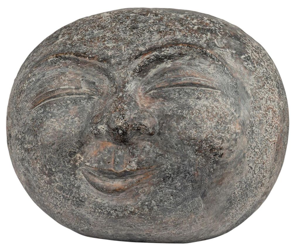 Formano Deko Kopf Steinoptik Mondgesicht Skulptur 50X45 cm Produktbild 