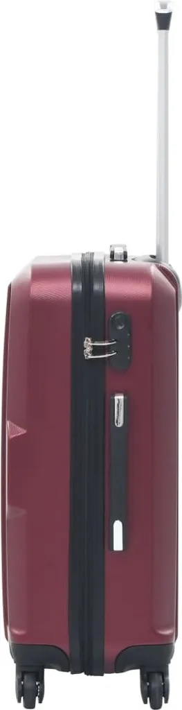 Trolleys Bordeaux ABS - Set de 3 valises incassables et multidirectionnelles - 5