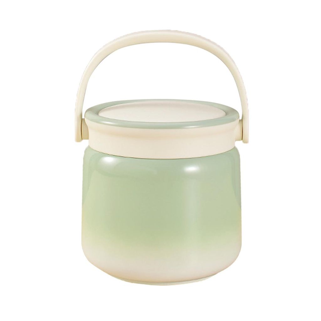 1200 ml Thermobehälter für Speisen mit Deckel, aus Edelstahl, inkl. faltbarem Löffel, Lunchbox für Kinder & Erwachsene, für Suppe, Brei, Eis &...