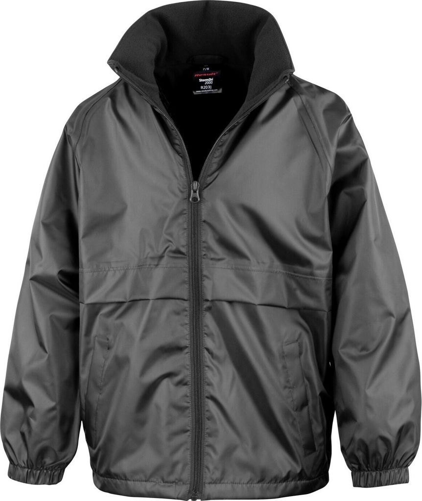 Result Core - Jacke Gepolstert für Kinder RW10188 (116) (Schwarz)