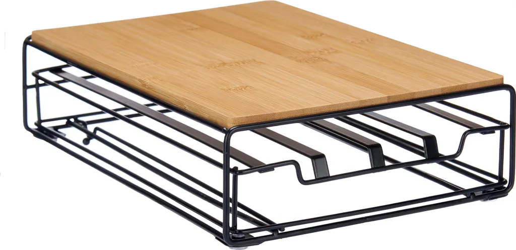 Kinvara W6358S-B Organizer Capsule Caffè - Ordine in Cucina Metallo