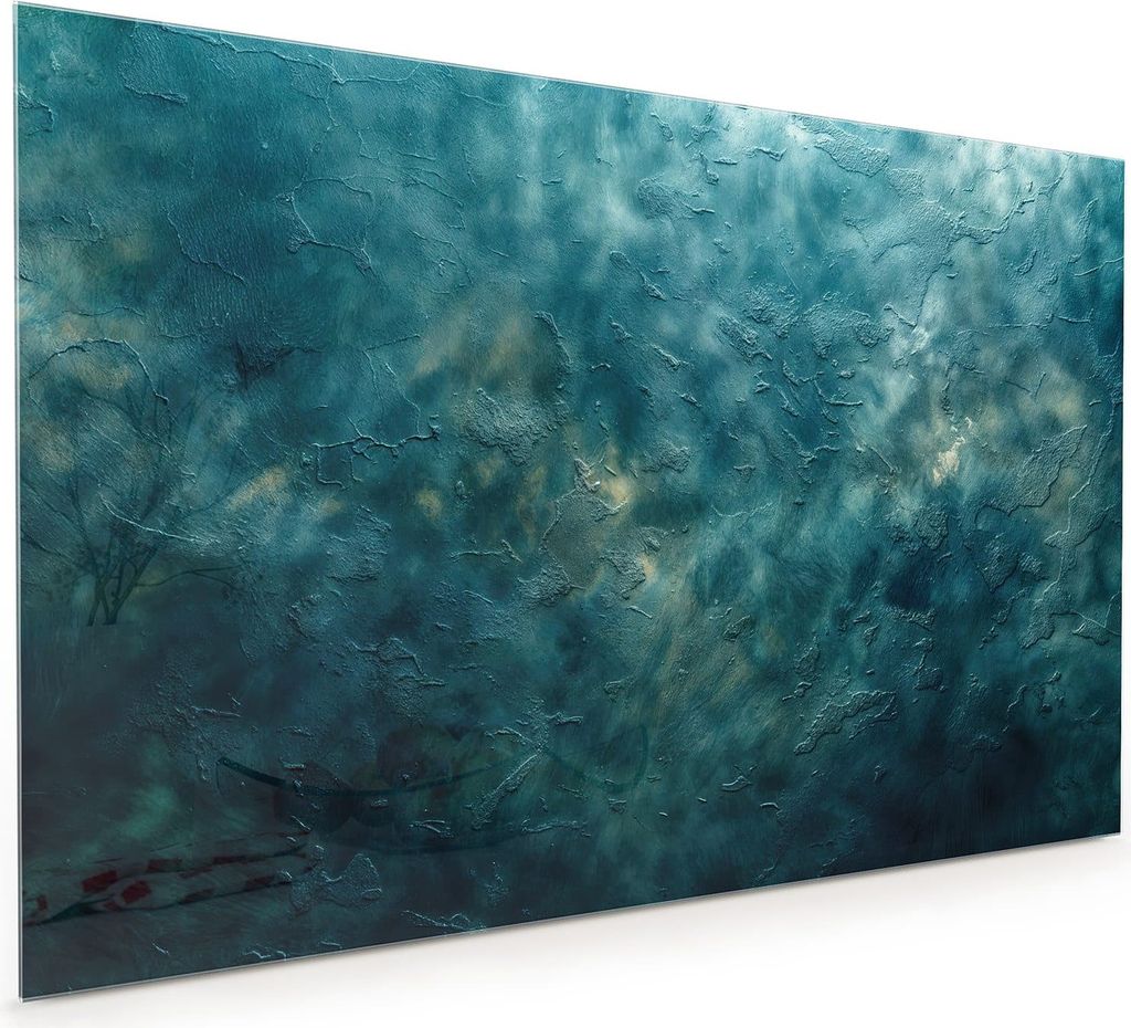 Küchenrückwand Spritzschutz Glas mit Motiv Texturierte Wand 40 x 40 cm