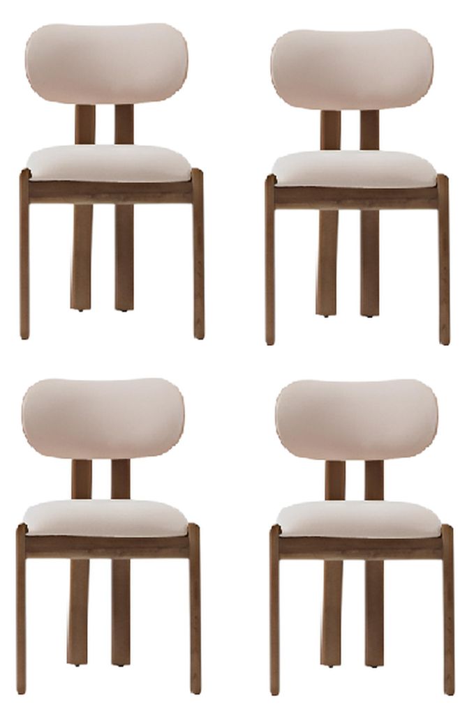 Beiger Esszimmerstuhl – Holzstuhl Set für Ihr Esszimmer und Esszimmermöbel