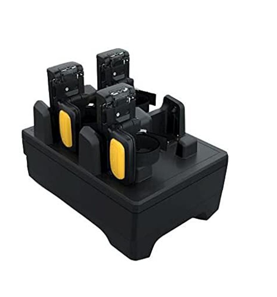 Zebra Four Slot Charge Only Cradle - Ladestation für Barcode-Scanner - Ausgangsanschlüsse: 4 - für Zebra RS5100 (CRD-RS51-4SCHG-01)