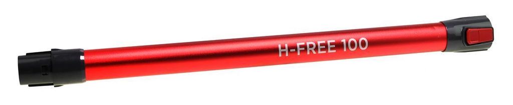 A red cylindrical tube with black ends, labeled 'H-FREE 100', on a white background.