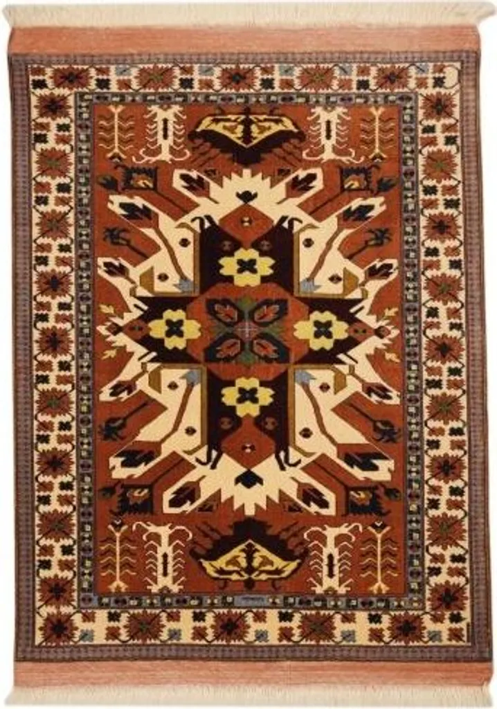 Tapis de Luxe Guchan 0509 131x168 cm en Laine avec Tissage Haute Densité