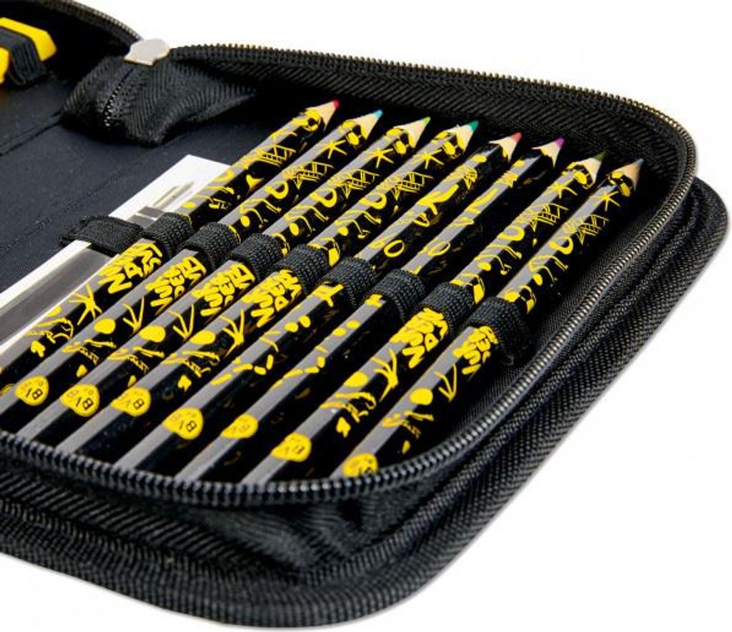 BVB Borussia Dortmund Bleistift Set - 2er Pack Mit Logo-Radiergummi