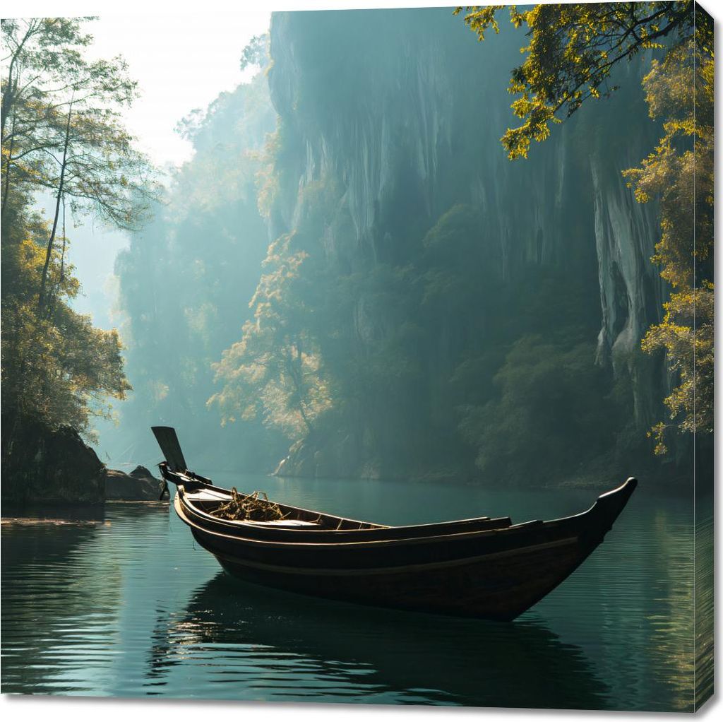 Bild 100x100cm Einsamkeit auf der Fläche