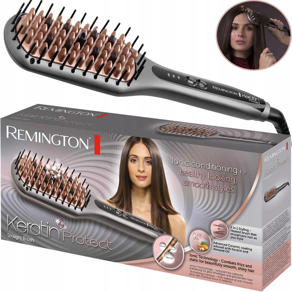 Remington CB 7480, Glättbürste, Warm, 230 °C, 30 s, Produktbild 