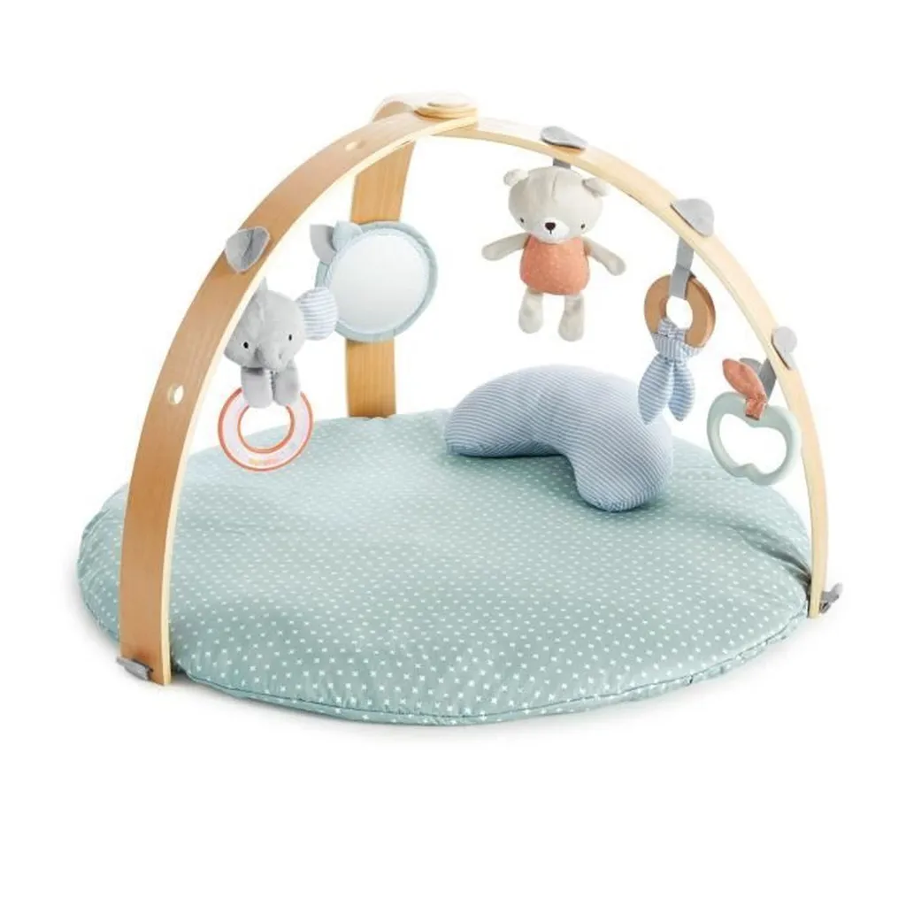 Ingenuity Tapis de jeu double face Cozy Spot - Éveil Bébé Réversible