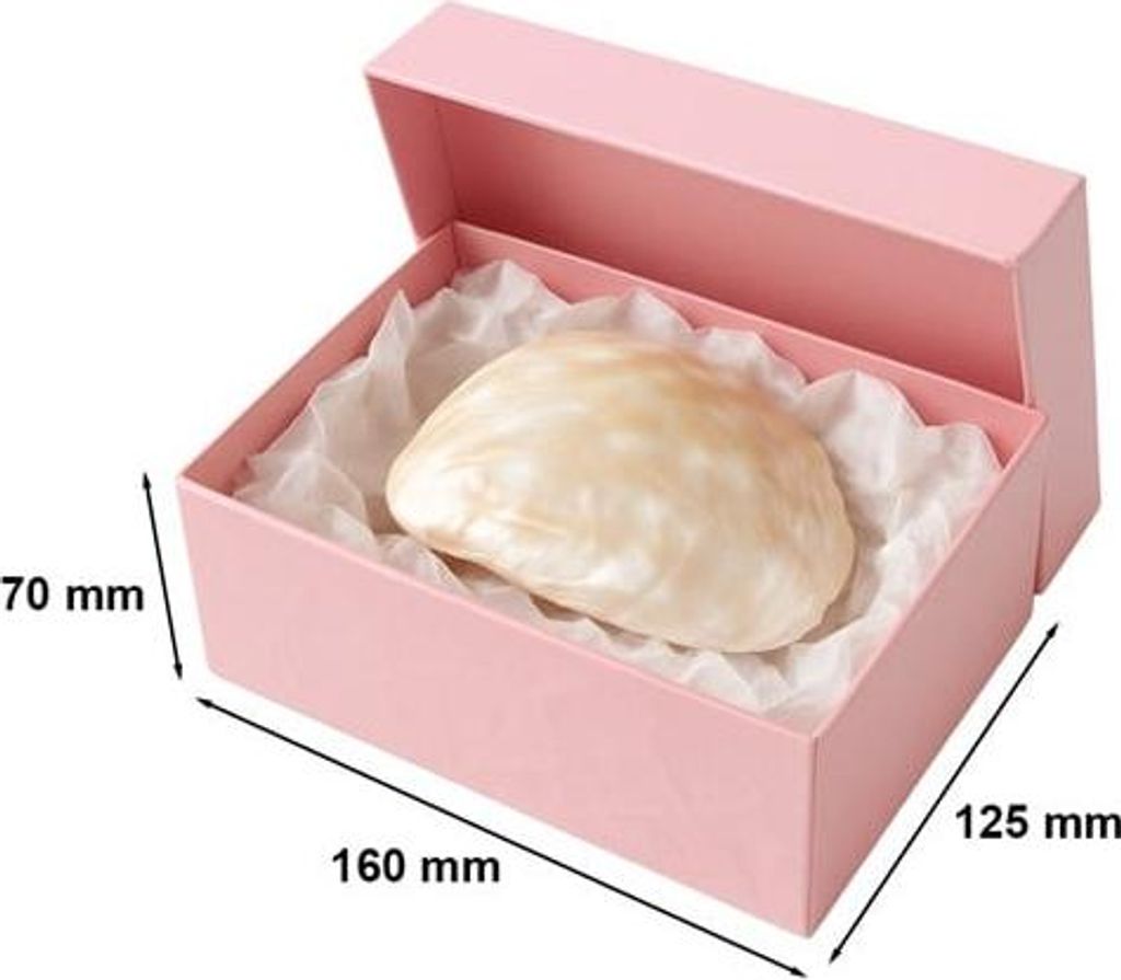 Laminierte Geschenkbox 160 x 125 x 70 mm, rosa Produktbild 