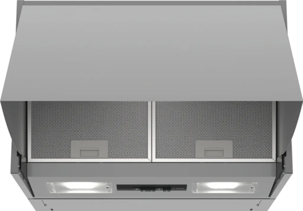 Hotte escamotable Bosch DEM66AC00 Série 2 Argent 60cm 620m3/h