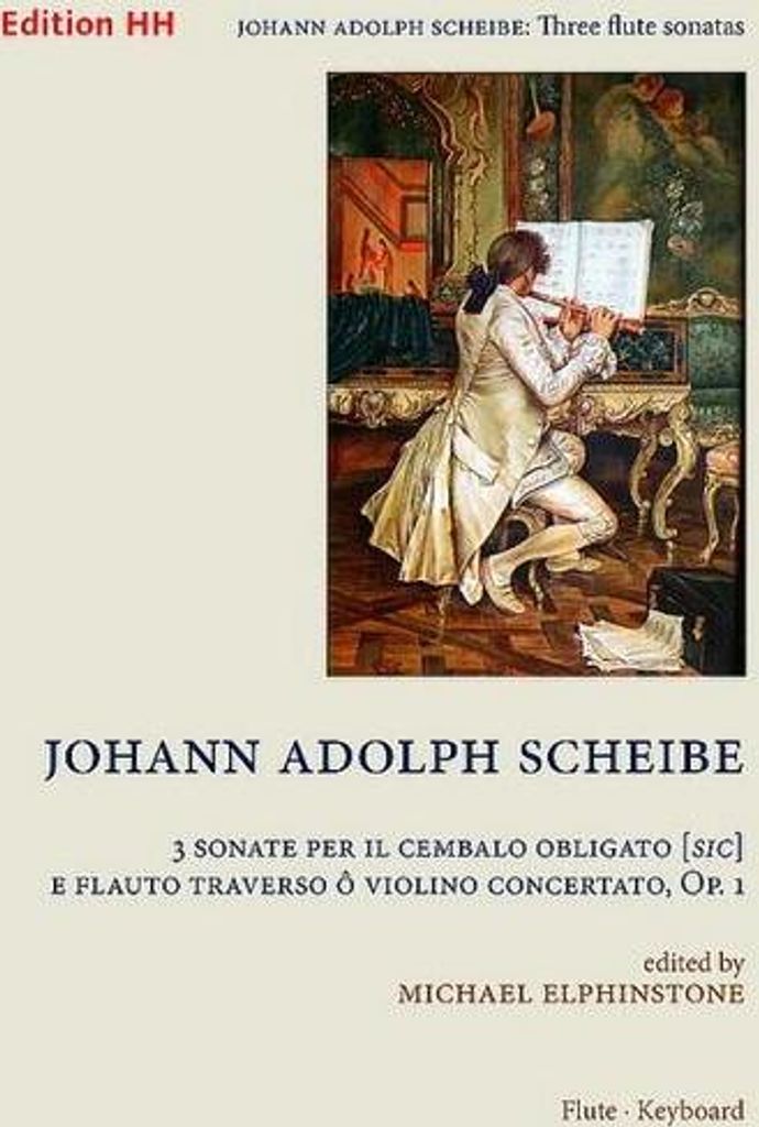 3 Sonatas op.1für Flöte (Violine) und Cembalo