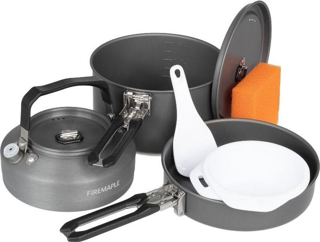Set di pentole da campeggio Fire-Maple Feast 2 nero Immagine del prodotto 