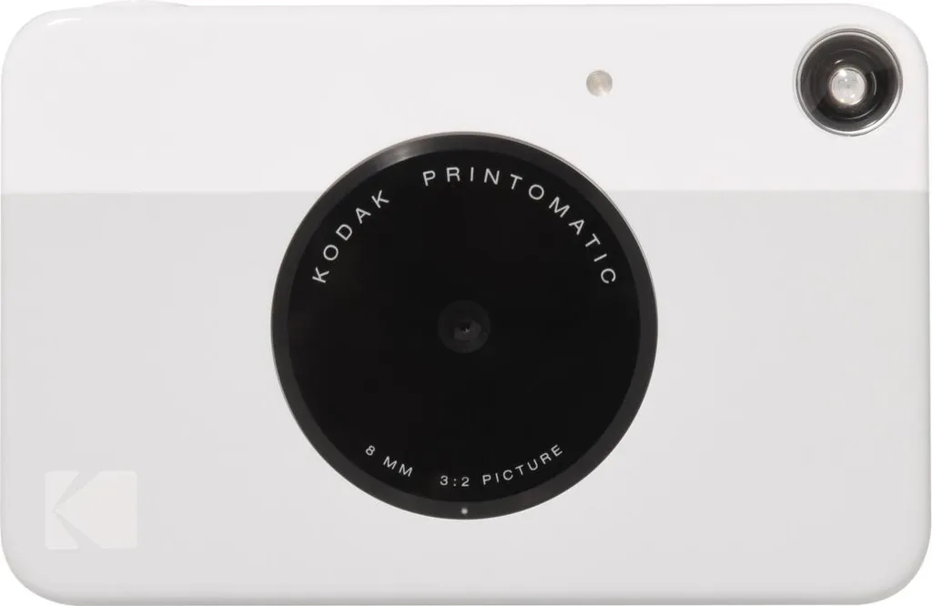 Kodak Printomatic Grigio Bianco 10MP: Fotocamera Istantanea Design