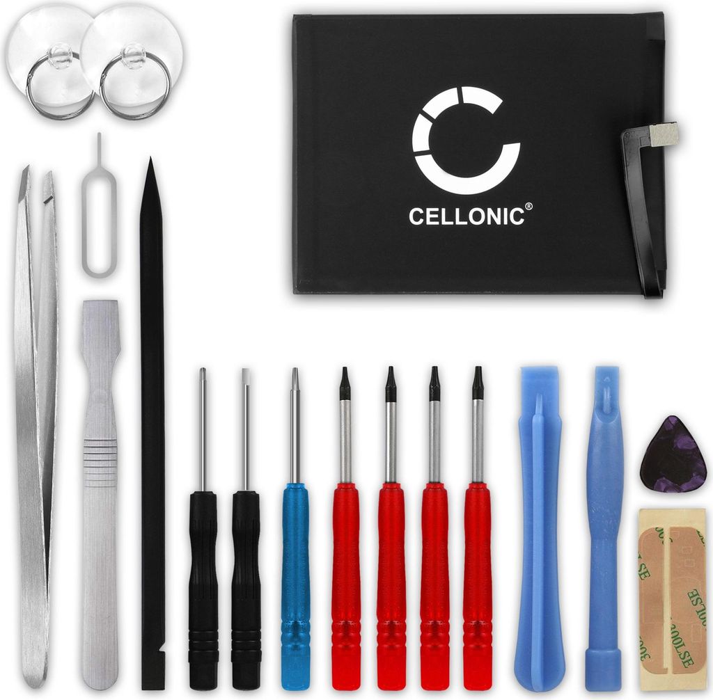 CELLONIC 1x Akku für Mobilfunk Kompatibel mit Xiaomi Mi A2, BN36 - (3000mAh, 3.85V) + Werkzeug-Set