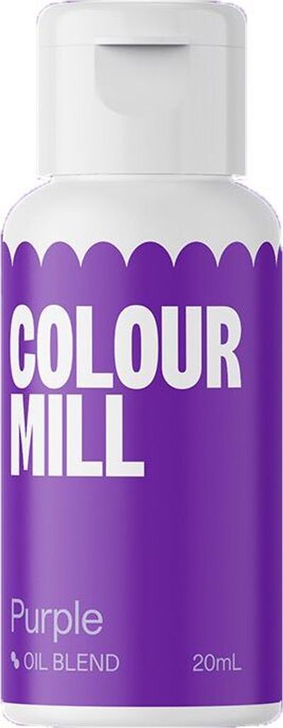 Colour Mill Lebensmittelfarbe Purple 20ml fettlöslich Produktbild 