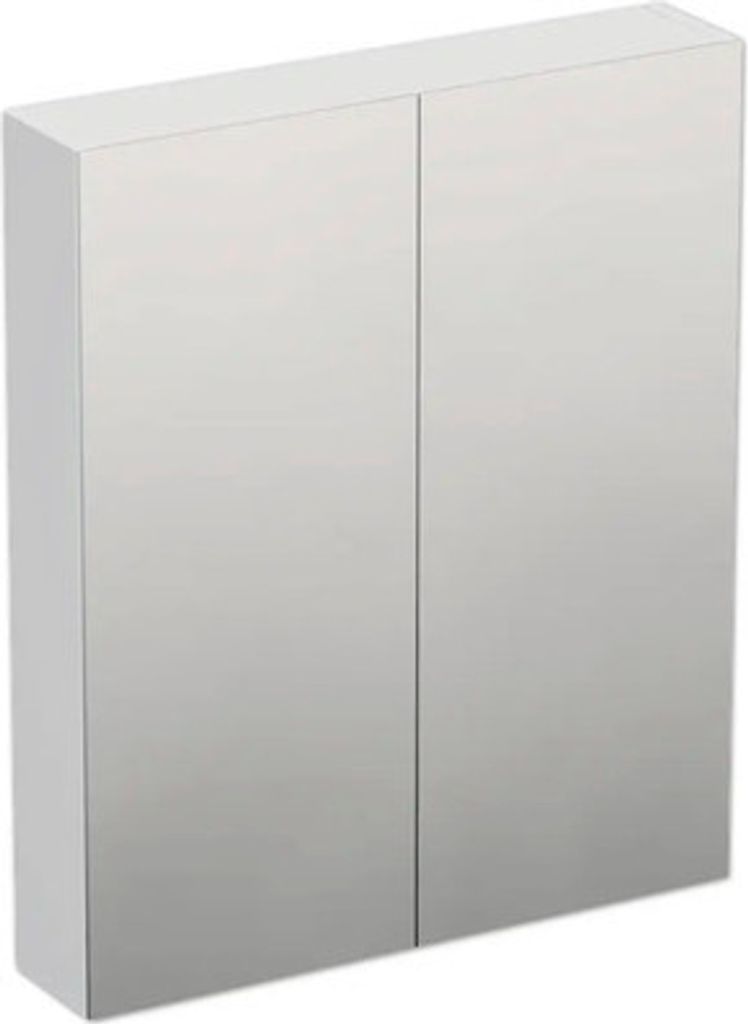 Jungborn Spiegelschrank TRENTA 60 x 14,4 x 72 cm weiß zu A8916 matt 2-türig IP 44