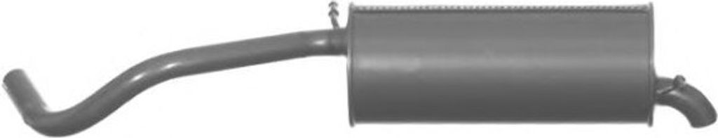 VEGAZ SKS-31IMA Endschalldämpfer für VW POLO (9N) Auspuff