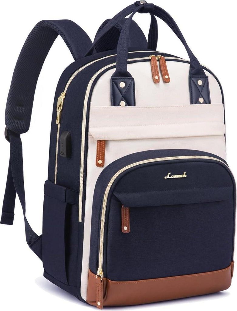 Damen Laptop Rucksack 17 Zoll Schulrucksack Mädchen Produktbild 