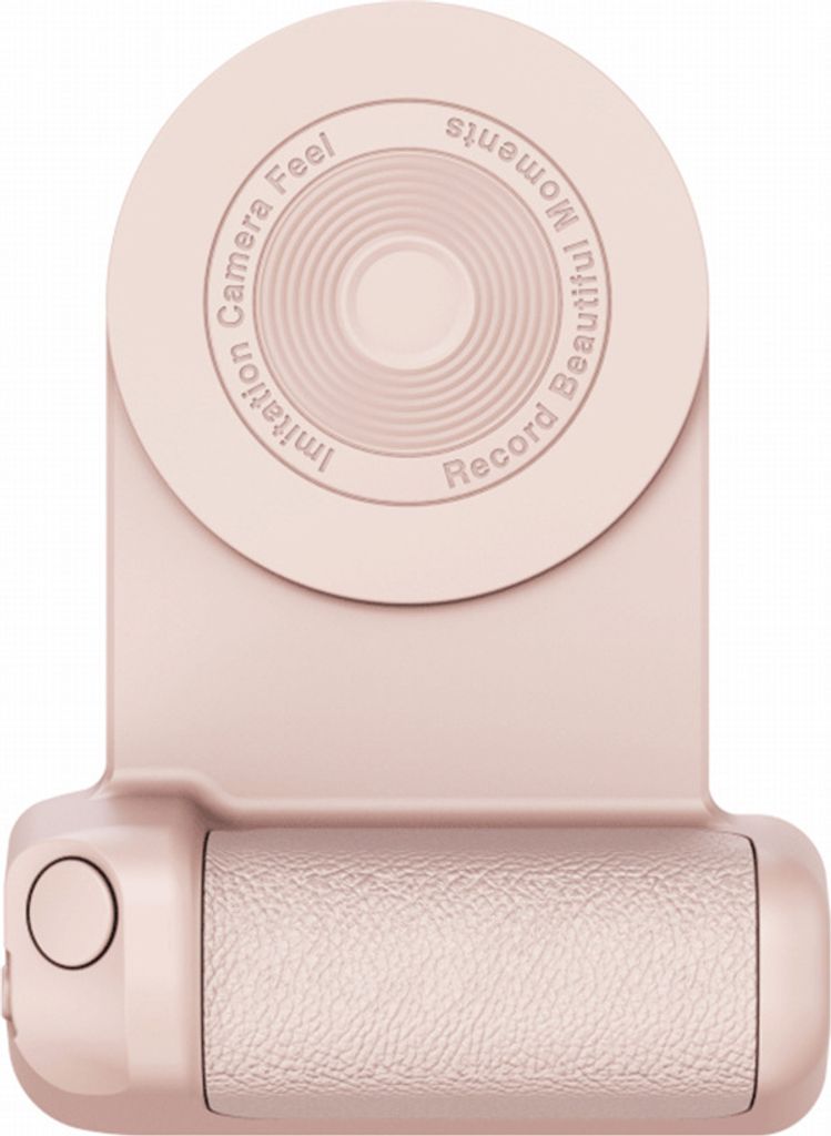 Magnet Kameragriff Mobil Telefon Regal Selfie Suction Drahtlose Ladeklammer Desktop Ladegerät Pink