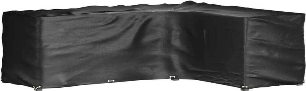 Maison Exclusive Gartenmöbel-Abdeckungen in L-Form 2 Stk. 18 Ösen 285x220x80 cm