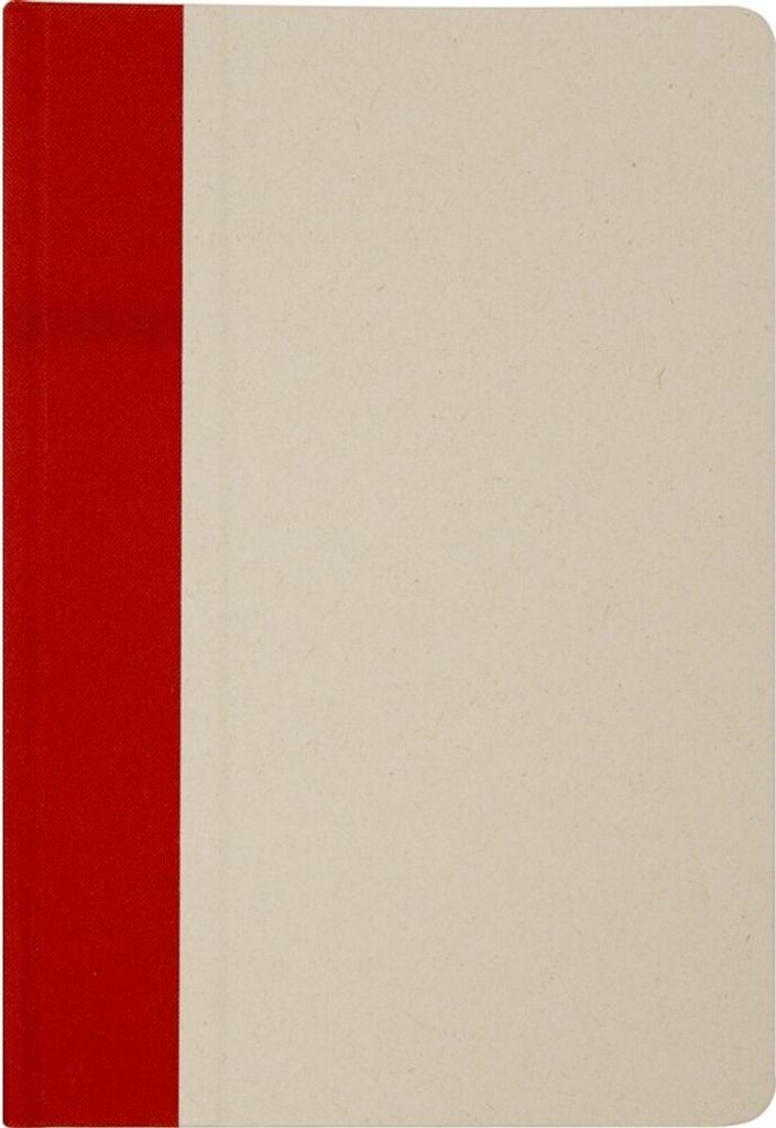 Notizbuch "Liliana", Fester Einband, Zuckerrohr Plastik, A5 PF4476 (Einheitsgröße) (Ziegelstein)