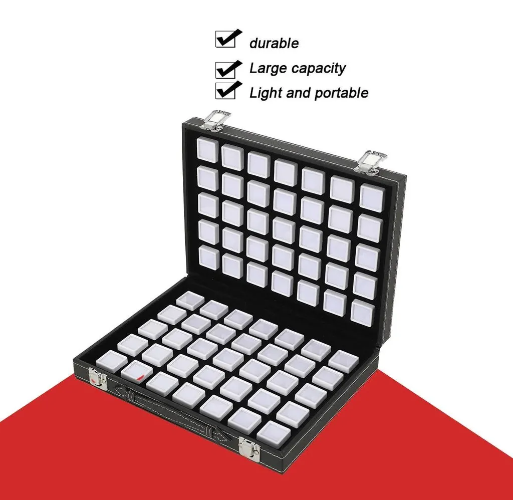 Boîte de rangement bijoux portable - Format compact ABS - Série Nomade S - 6