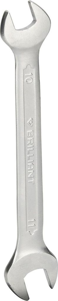 Brilliant Tools Doppel-Maulschlüssel, 10 x 11 mm