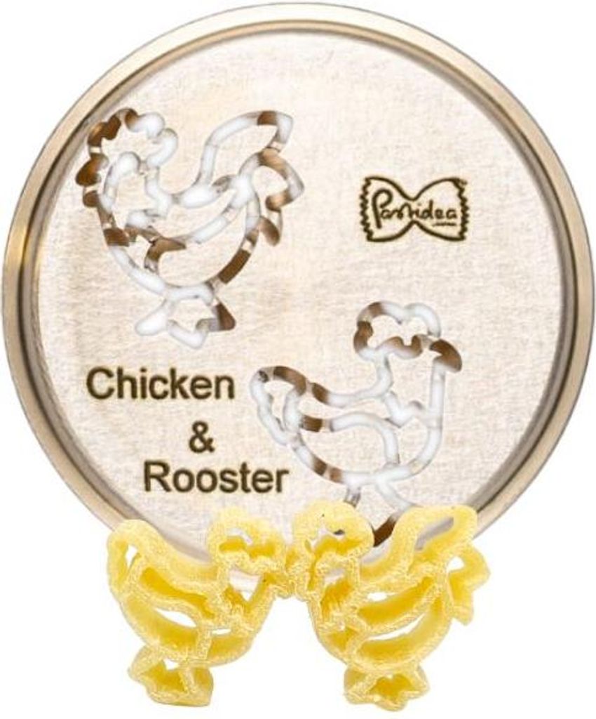 Matrize aus Bronze - Huhn Hühner Hahn Henne