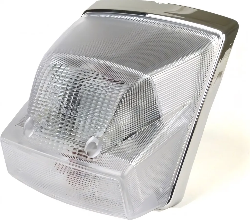 Feu arrière blanc Moto Nostra pour Vespa PX Lusso avec joint noir