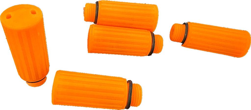 5 Stück 15,5 mm gelbe Entlüftungskappen für Luftkompressoren