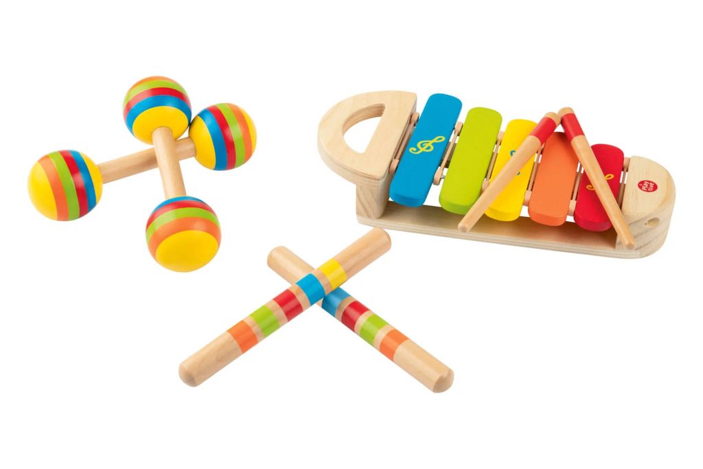 Playtive Musikset Kinder Holz Mini Musikinstrument Musikant Produktbild 
