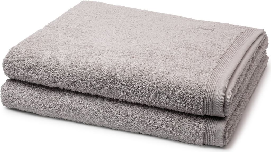 Möve Superwuschel 2 X Duschtuch im Set Extraweiches Handtuch, Aus 100% hochwertiger Baumwolle, Mit eingesticktem Markenlogo