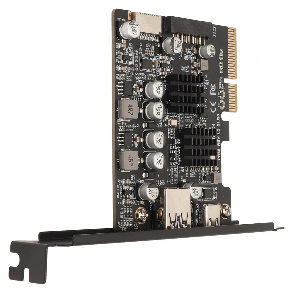Adaptateur PCIE USB-C pour Ordinateur de Bureau - Carte d'Extension E
