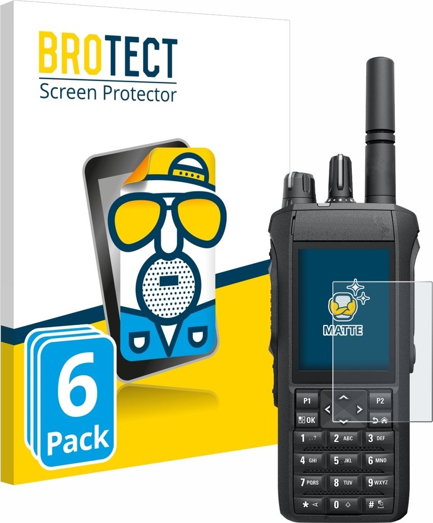 6x BROTECT Schutzfolie für Motorola R7 Displayschutz Displayschutzfolie Folie Matt Entspiegelungsfolie